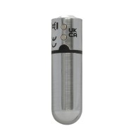 First Class Mini Rechargeable Bullet with Crystal - Silver