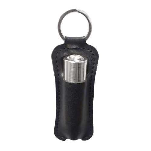 First Class Mini Rechargeable Bullet with Crystal - Silver