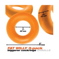 Oxballs Fat Willy Anillos para el Pene Jumbo - Comodidad y Soporte Máximo