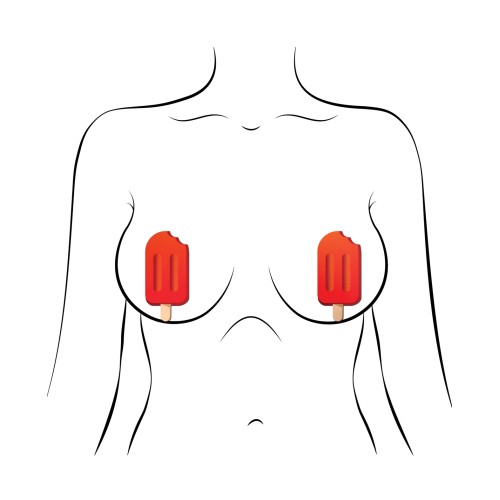 Pastease Premium Cherry Red Popsicle Nipple Pasties