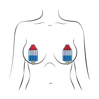 Pastease Bomb Pop Nipple Pasties