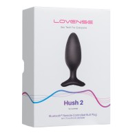 Plug Anal Lovense Hush 2 Negro