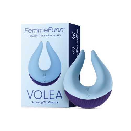 Vibrador Femme Funn Volea con Punta Fluctuante - Azul Claro