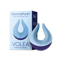 Vibrador Femme Funn Volea con Punta Fluctuante - Azul Claro