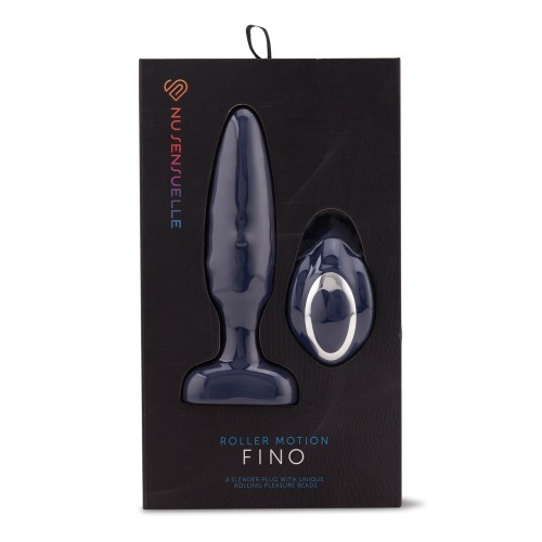 Nu Sensuelle Fino Roller Motion Plug - Navy Blue - Pleasure Device