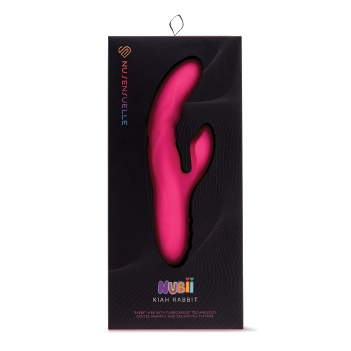 Vibrador Conejito Doble Estímulo Turbo Nu Sensuelle Kiah - Rosa