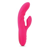 Nu Sensuelle Kiah Turbo Dual Stim Rabbit Vibrator - Pink