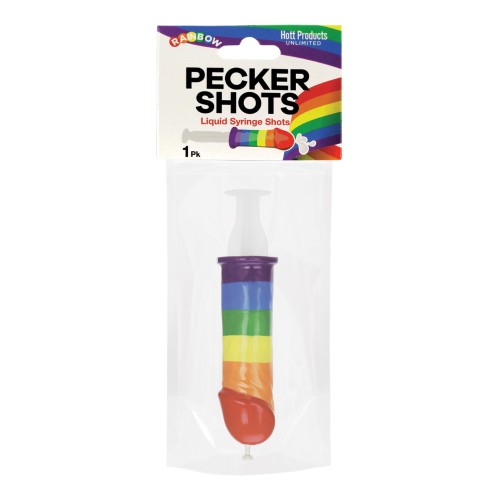 Pecker Shot Syringe Rainbow