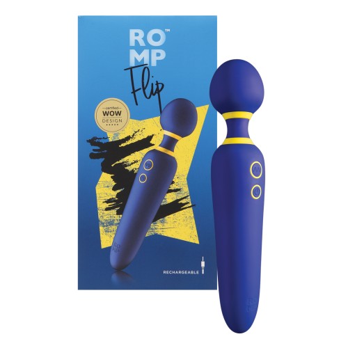 ROMP Flip Wand Massager Blue