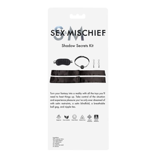 Kit Secretos Sombría Sex & Mischief Negro