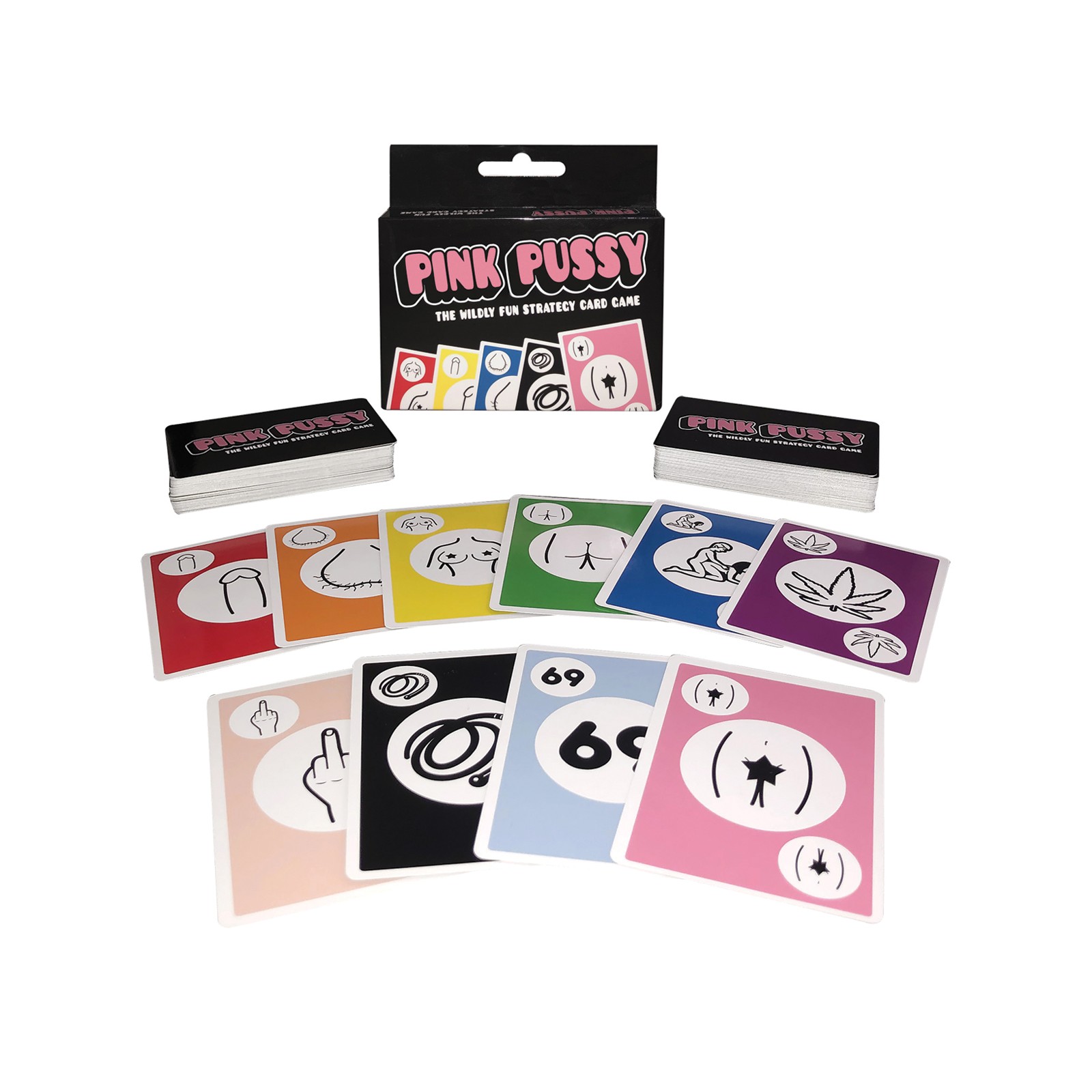 Juego de Cartas de Estrategia Pink Pussy para Diversión para Adultos