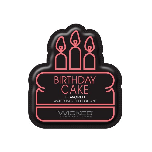 Lubricante a Base de Agua Wicked Sensual Care Pastel de Cumpleaños