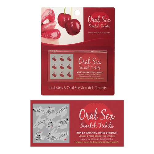 Oral Sex Scratch Tickets - Exciting Couples Game