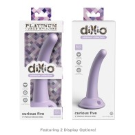 Dillio Platinum Silicone Dildo 5 Inch Curiosity