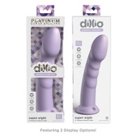 Dillio Platinum 8" Super Eight Silicone Dildo - Purple