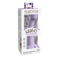 Dillio Platinum Secret Explorer Silicone Dildo