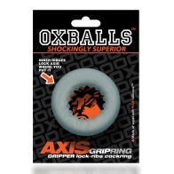 Oxballs Axis Rib Griphold Cockring Clear Ice