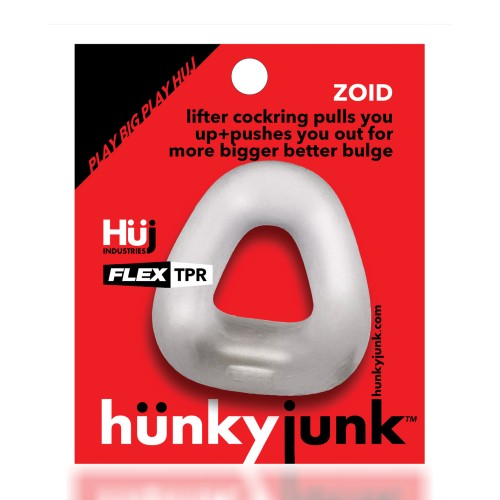 Cockring Lifter Zoid Hunky Junk - Hielo Transparente