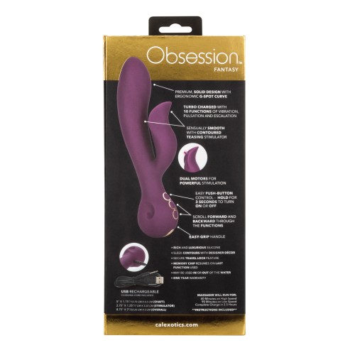 Obsession Fantasy Dual Vibrator Purple