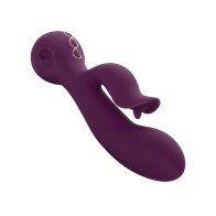 Vibrador Doble Obsession Fantasy Morado