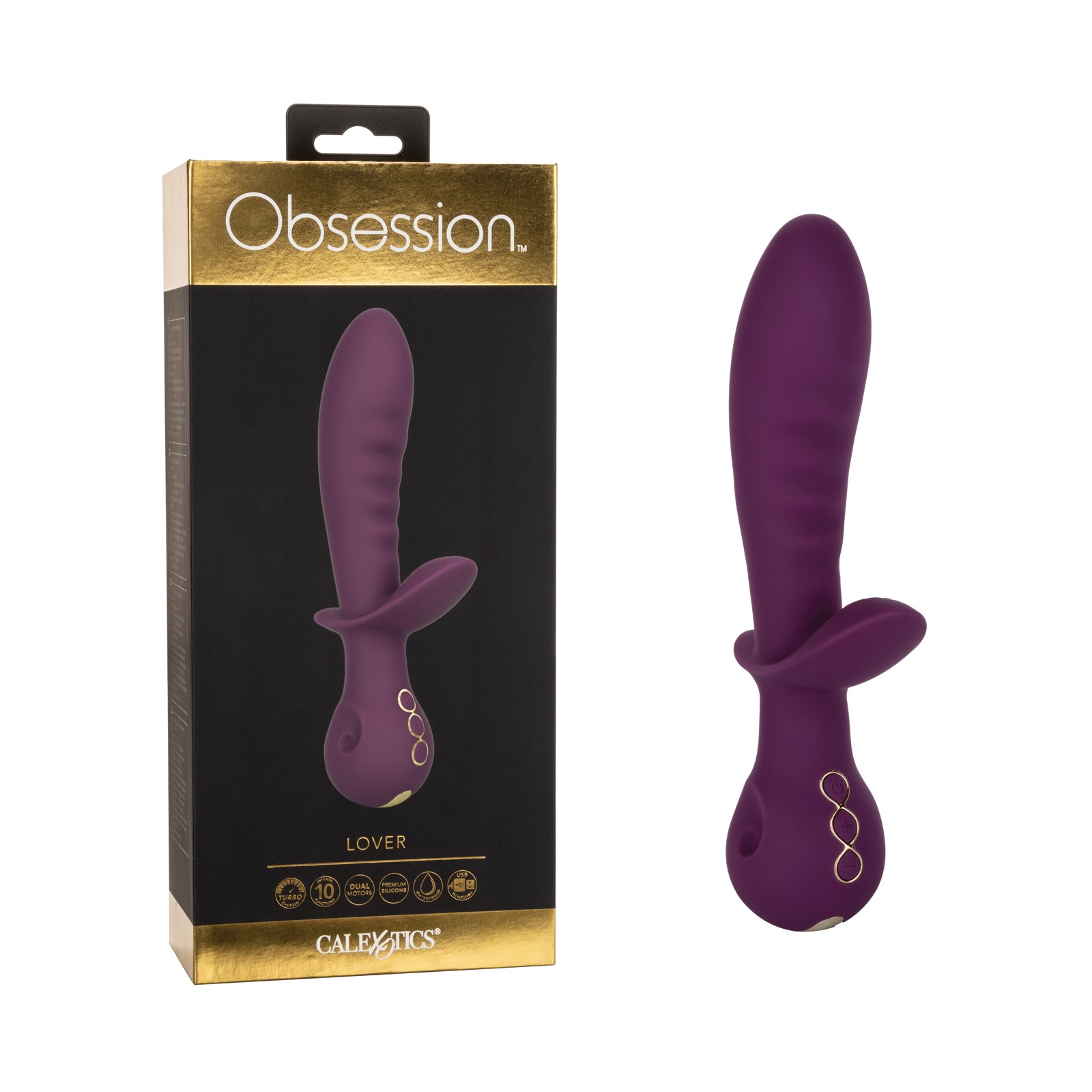 Obsession Lover Dual Vibrator Purple