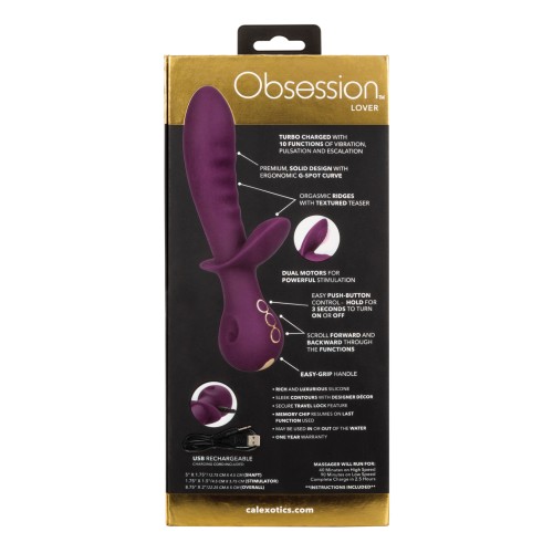 Obsession Lover Dual Vibrator Purple