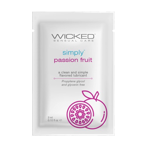 Lubricante Wicked Aqua Fruta de la Pasión