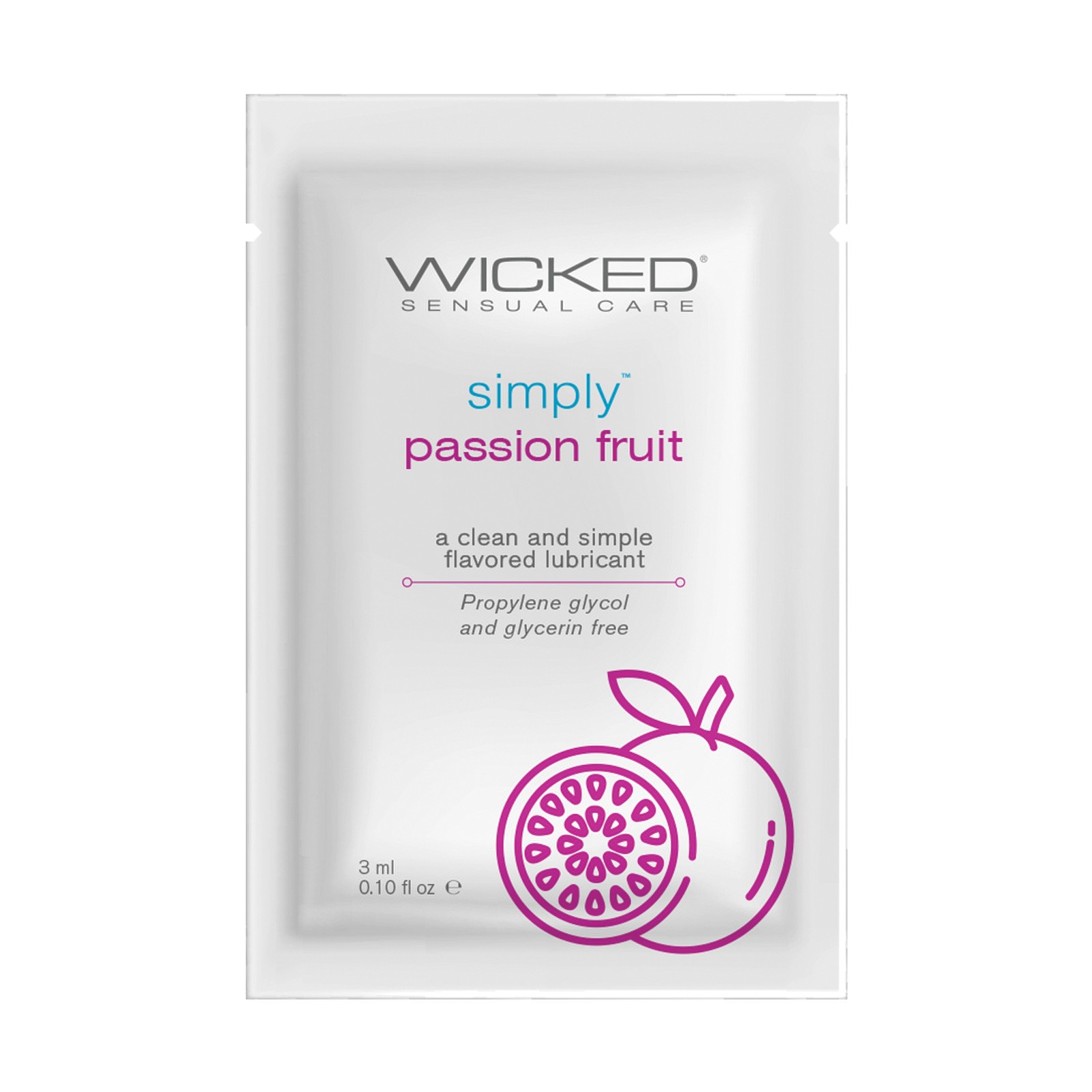 Lubricante Wicked Aqua Fruta de la Pasión