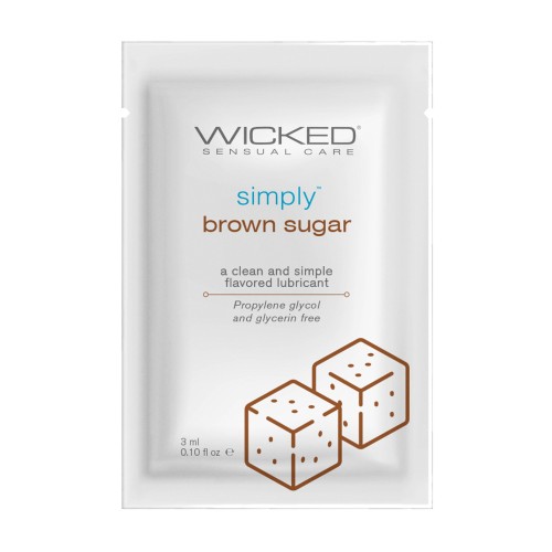 Wicked Sensual Care Water Based Lubricant Brown Sugar