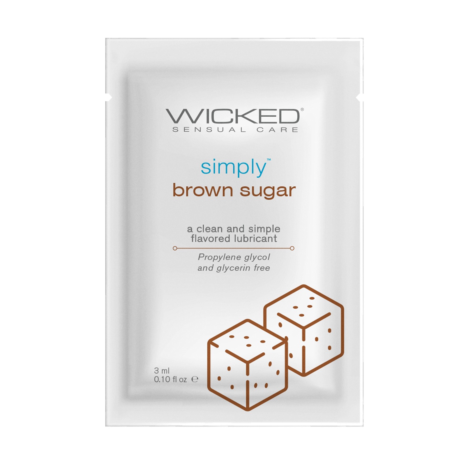 Wicked Sensual Care Water Based Lubricant Brown Sugar