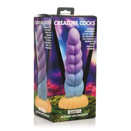 Dildo de Silicona Unicornio Creature Cocks - Multicolor