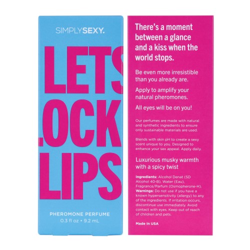 Perfume con Feromonas Simply Sexy - Let's Lock Lips