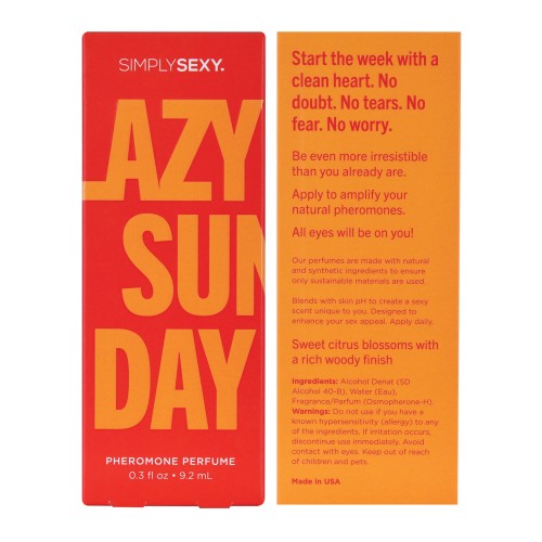 Perfume Pheromone Simply Sexy Lazy Sunday