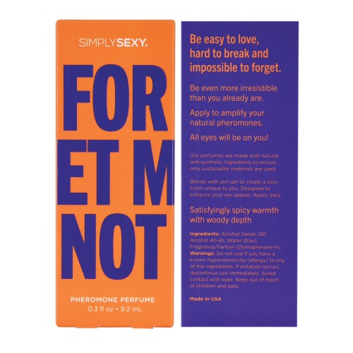 Simply Sexy Pheromone Perfume - Forget Me Not