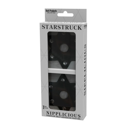 Nipplicious Starstruck Leather Pasties for Seductive Play