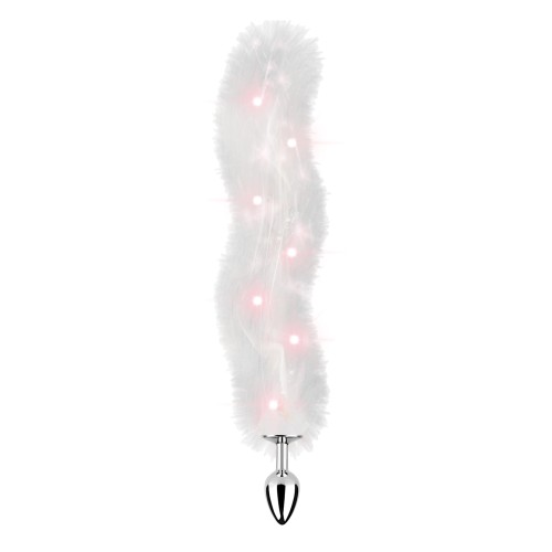 Plug Anal Foxy Tail con Luz Blanco