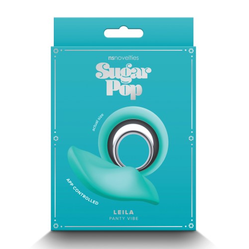 Sugar Pop Leila Teal Panty Vibrator - App Controlled