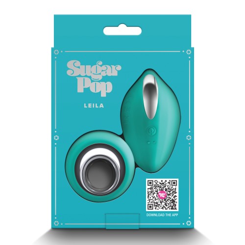 Sugar Pop Leila Teal Panty Vibrator - App Controlled