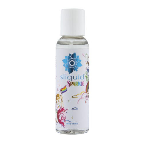 Lubricante a Base de Agua Sliquid Naturals Sparkle Pride 2 oz - Seguro y Divertido