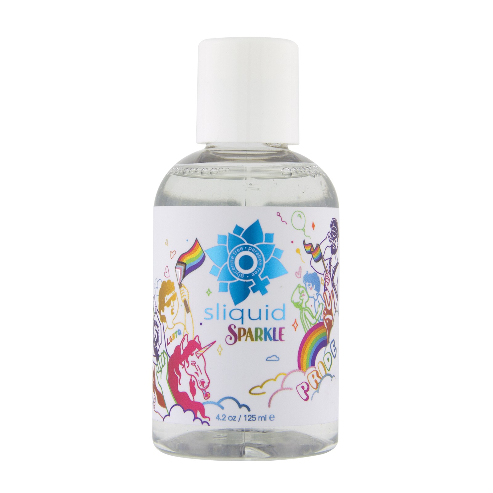 Sliquid Naturals Sparkle Pride Water-Based Lubricant - 4.2 oz