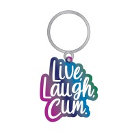 Llavero Wood Rocket Live Laugh Cum - Multicolor