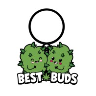 Wood Rocket Weed Best Buds Keychain Green Accessory