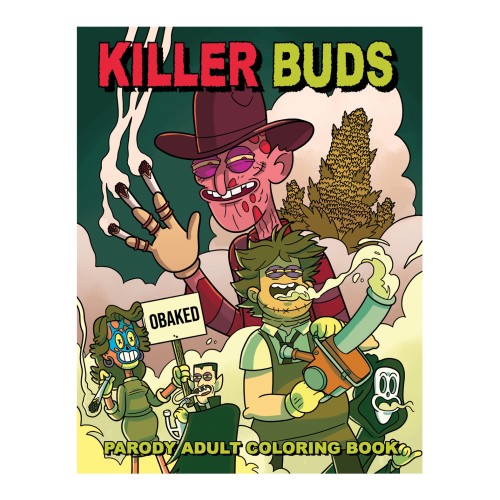 Libro de Colorear para Adultos Killer Buds para Diversión Creativa