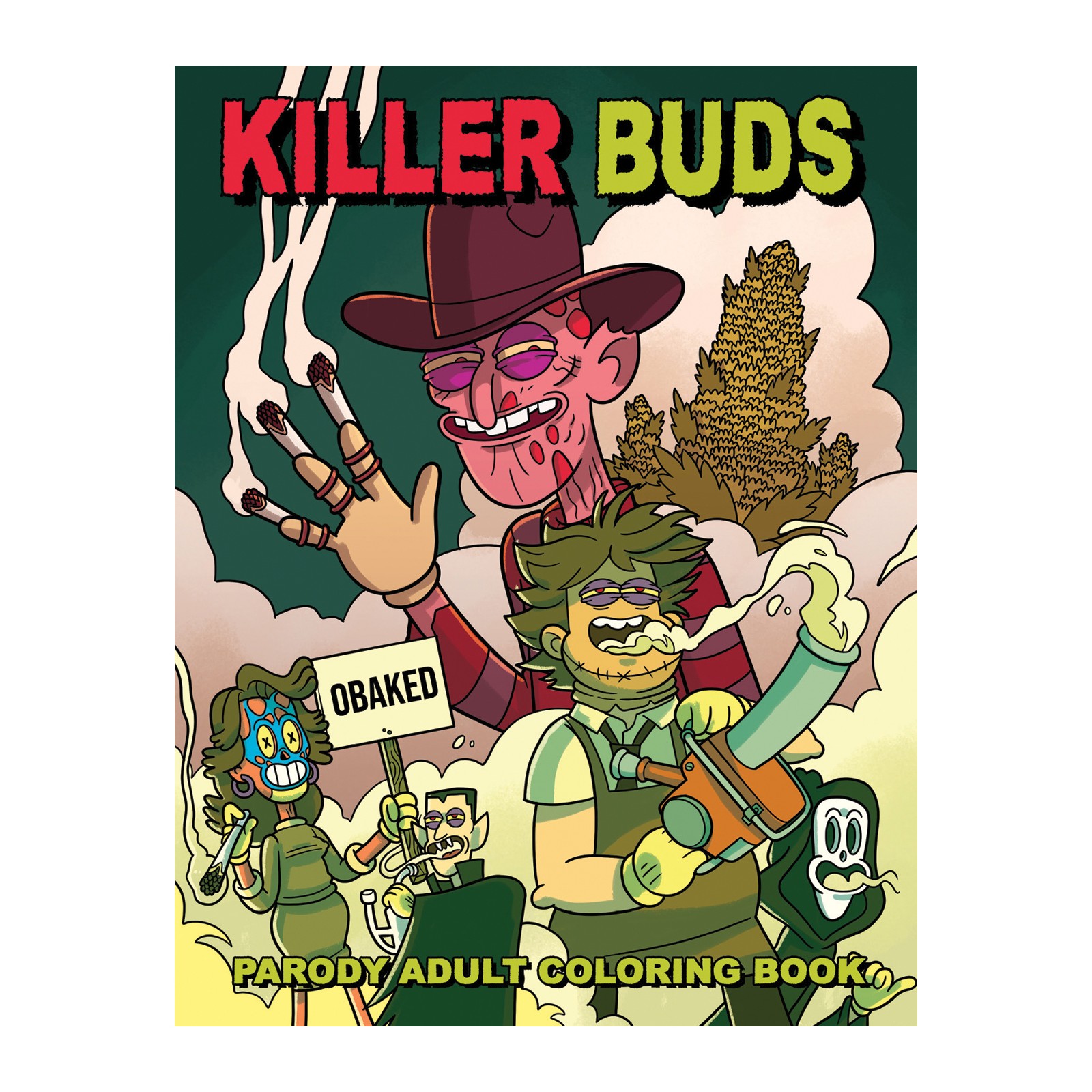 Killer Buds Adult Coloring Book for Creative Fun