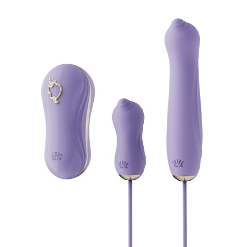 Set Unicornio ZALO Violeta Frambuesa