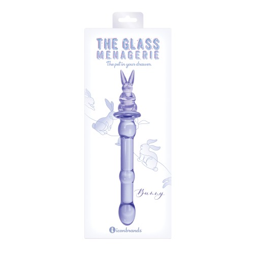 Glass Menagerie Rabbit Glass Dildo