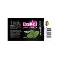 Aceite de Arousal Body Action de Menta - .5 oz