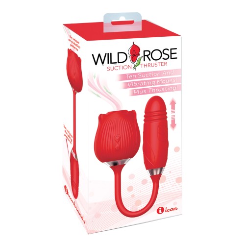 Vibrador Wild Rose y Thruster para Doble Placer