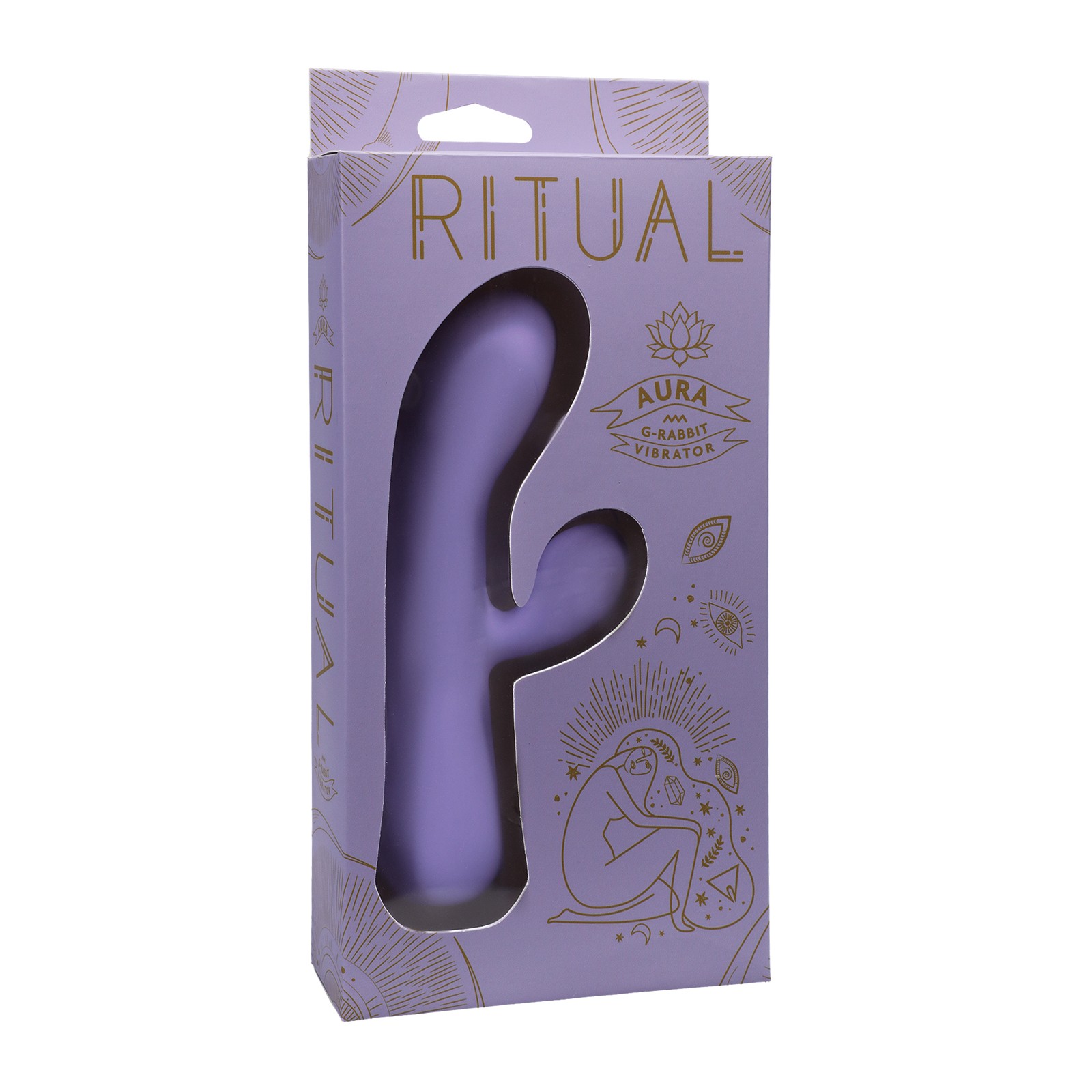 RITUAL Aura Vibrador Rabbit Recargable Lila