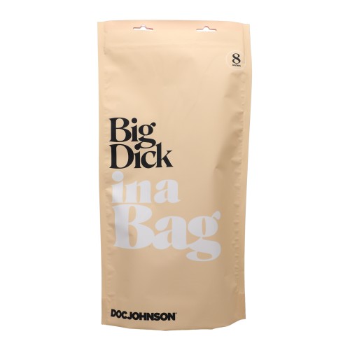 In A Bag 8 Inch Big Dick Clear